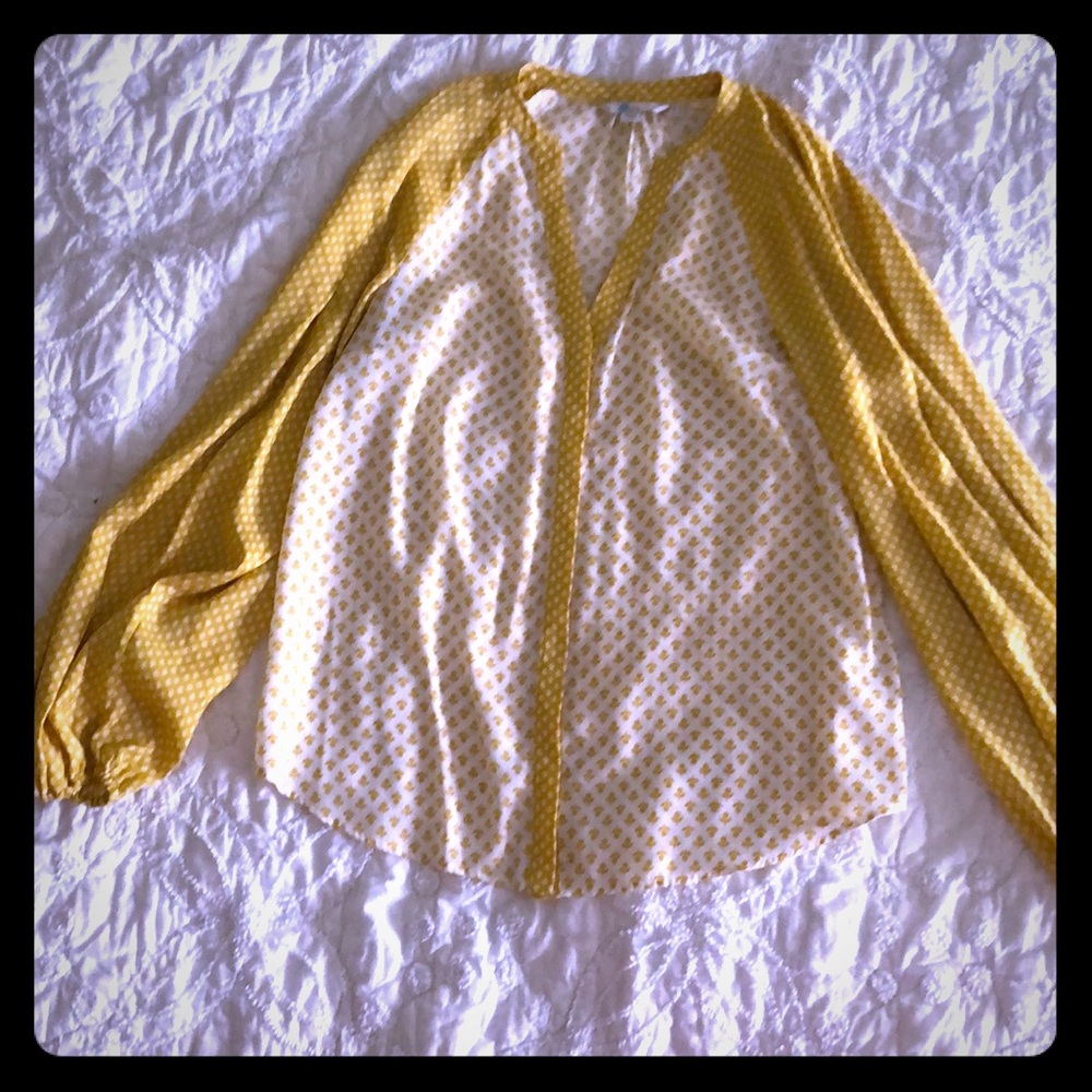 Peasant top with Balloon sleeves by Boden.